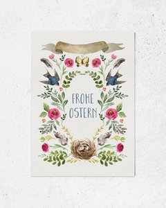 Osterkarte Frohe Ostern (PK-074)