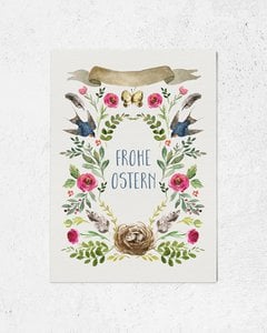 Osterkarte Frohe Ostern (PK-074)