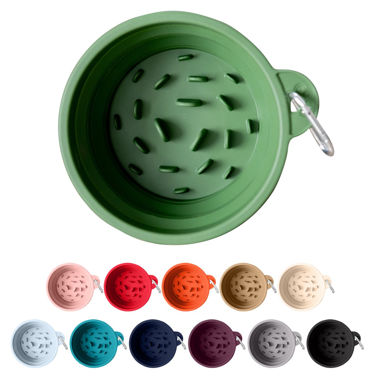 2-in-1 Dog Bowl - Non-Slip with Lick Mat Centre