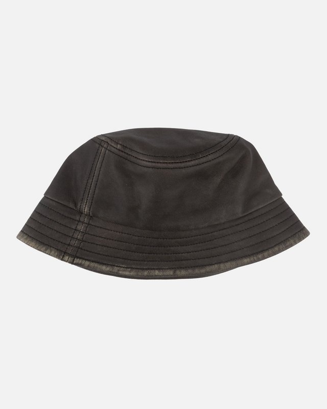 Keller │ Classic Leather Bucket Hat