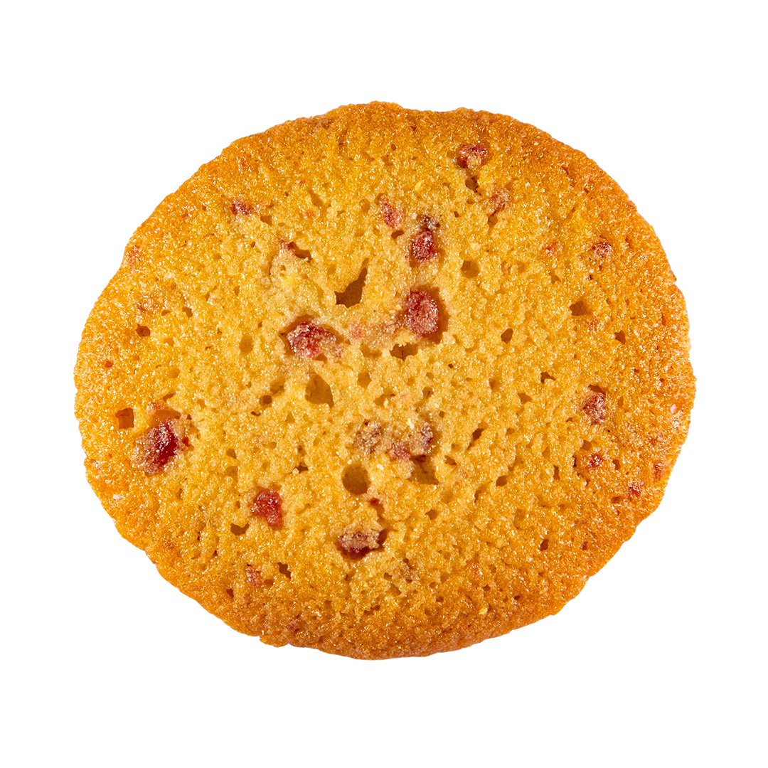 Fondant raspberry chip cookies - 100 g bag