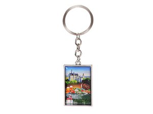 Key trailer made of metal "Bavaria" 3x10cm