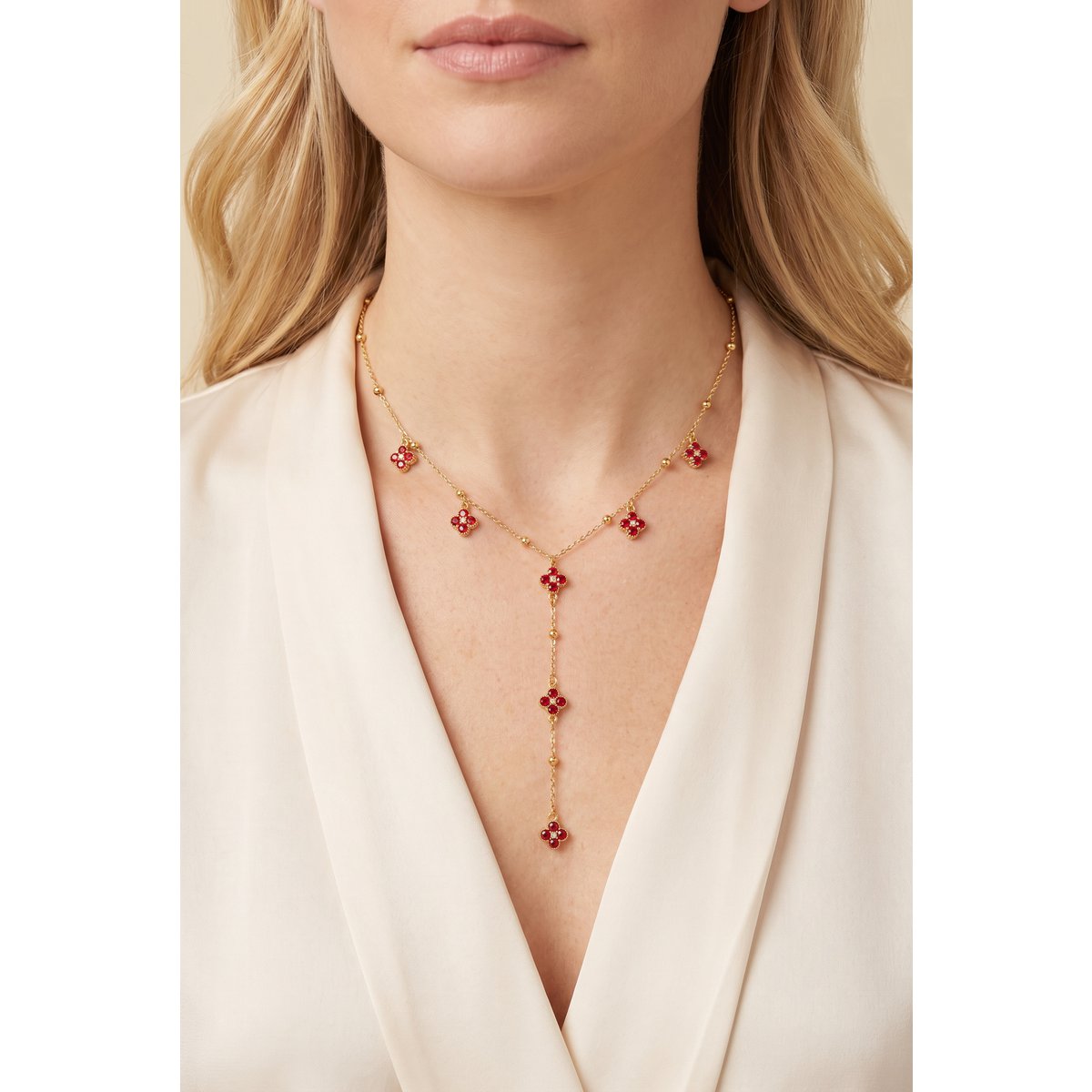 Collier Y en acier inoxydable
