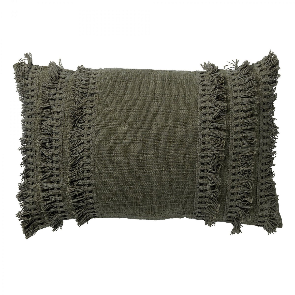 Dutch Decor FARA - Cushion cotton 40x60 cm Chive - green