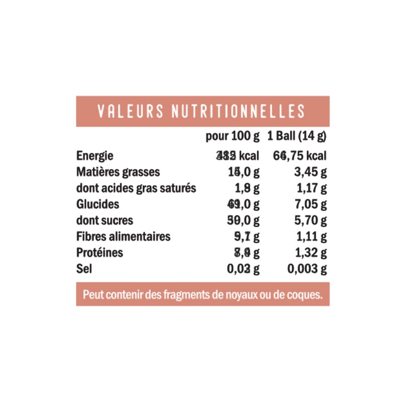 Energibold - GINGER - Pakke med 5 stk