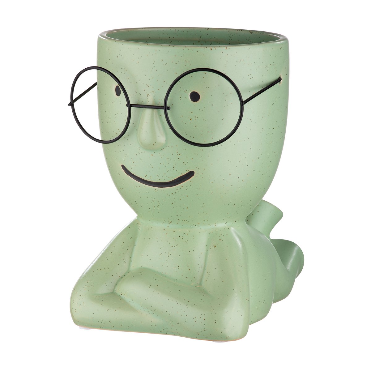 Ceramic vase "Smile" w. Glasses VE 4 so