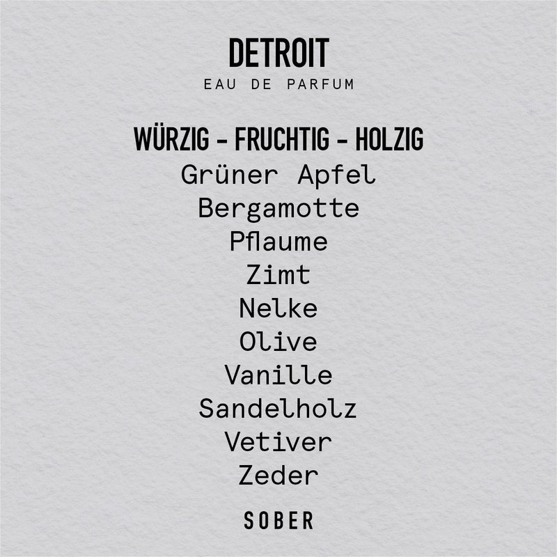 DETROIT - Eau de Parfum