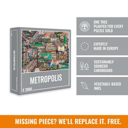 Metropolis Jigsaw Puzzle (2000 pieces)