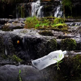 Frasco blando de cuello ancho - Botella de agua Azul
