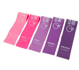 Wow fasce di resistenza color pesca - Rosa