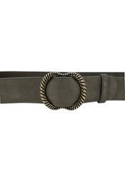 Cinturón mujer de piel serraje con hebilla estilo vintage FD450