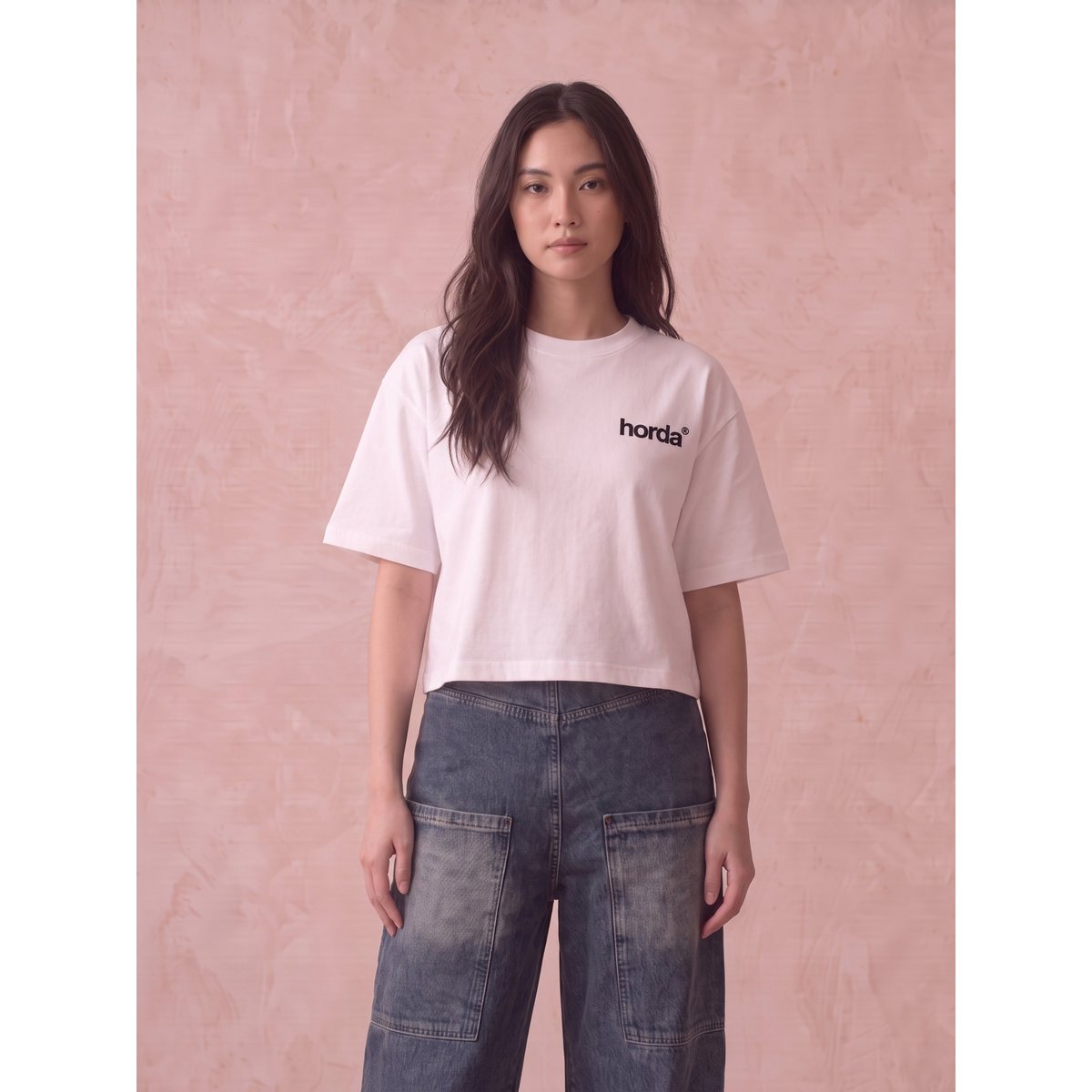 T-shirt Bijgesneden Donna Human Case