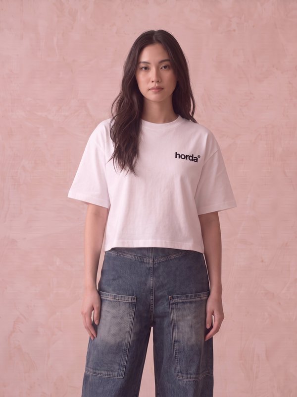 T-shirt Bijgesneden Donna Human Case