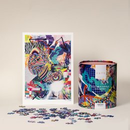 Kunstpuslespil + kunsttryk: Stefanie Thiele 01