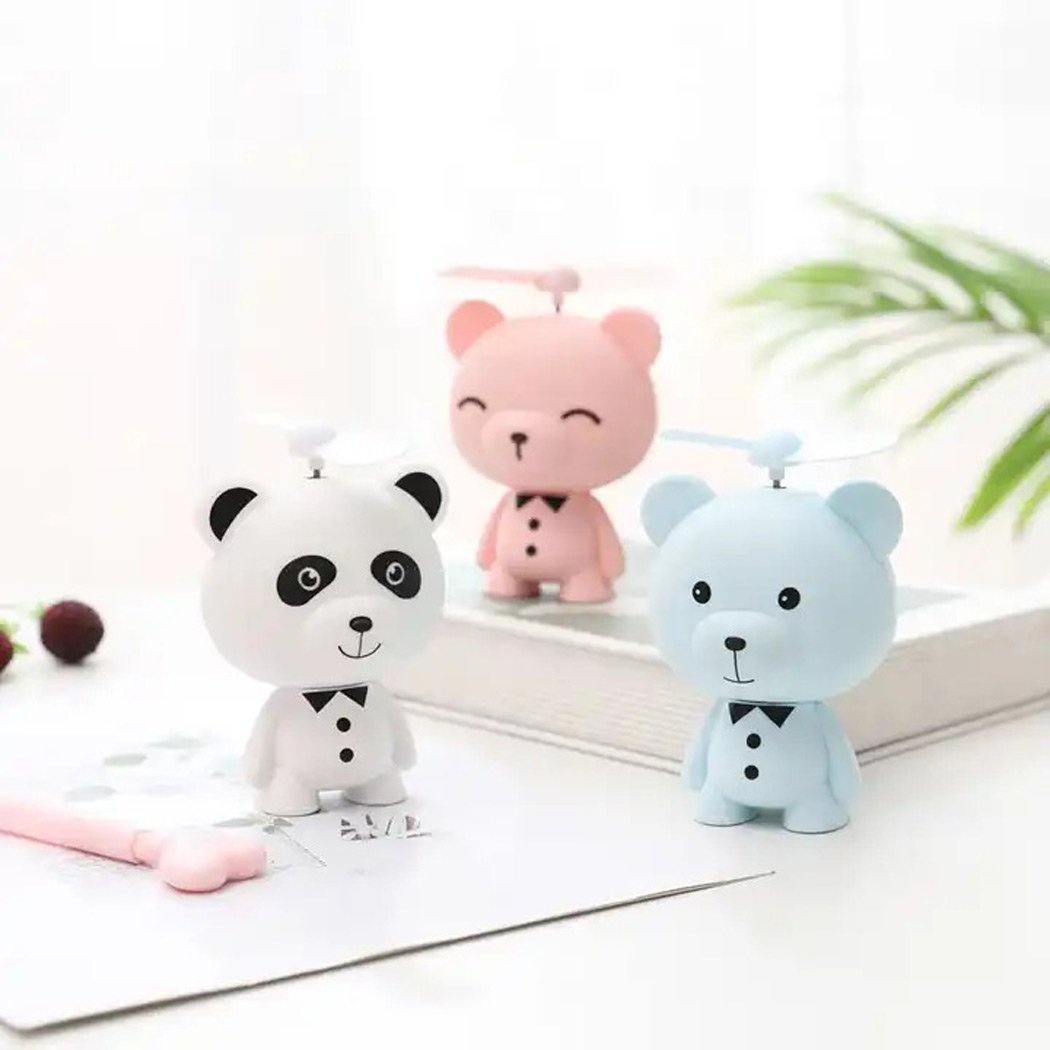 Cute Bears USB Rechargeable Air Cooler Fan