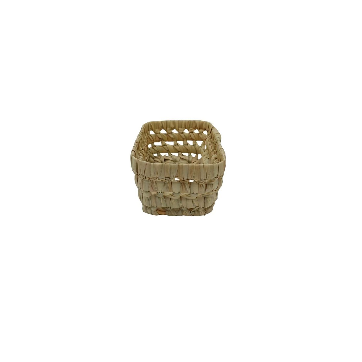 Cesta de palma, cesto de palma marroquí, caja de ratán, cesta vaciabolsillos 20 cm