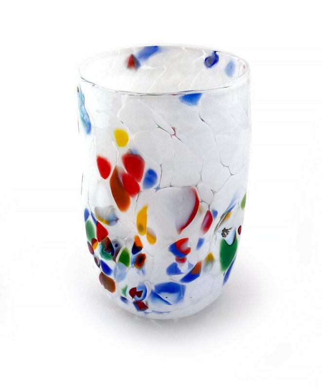Bellini Lunettes en verre Murano, fabriqué sur l'île de Murano, Blow and Handmade by Masters Glass - Special Edition - 400 ml.