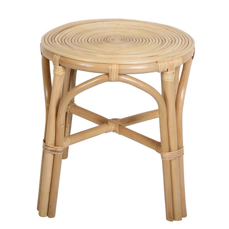 Rattan side table Deria