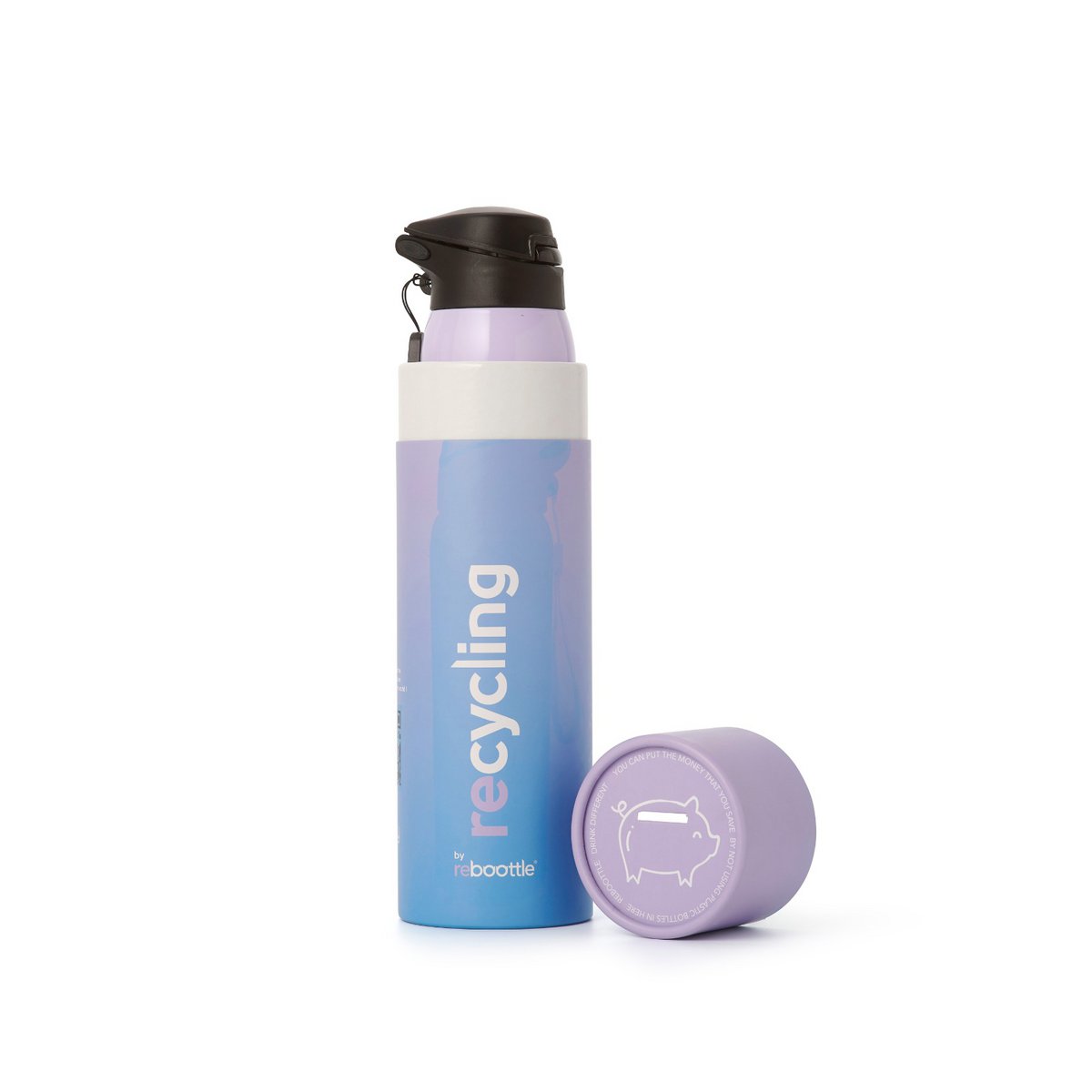 Flasche • Thermo RCL Blue & Lavendel - nachhaltige Trinkflasche