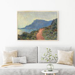 Plakat Monet - La Corniche nær Monaco