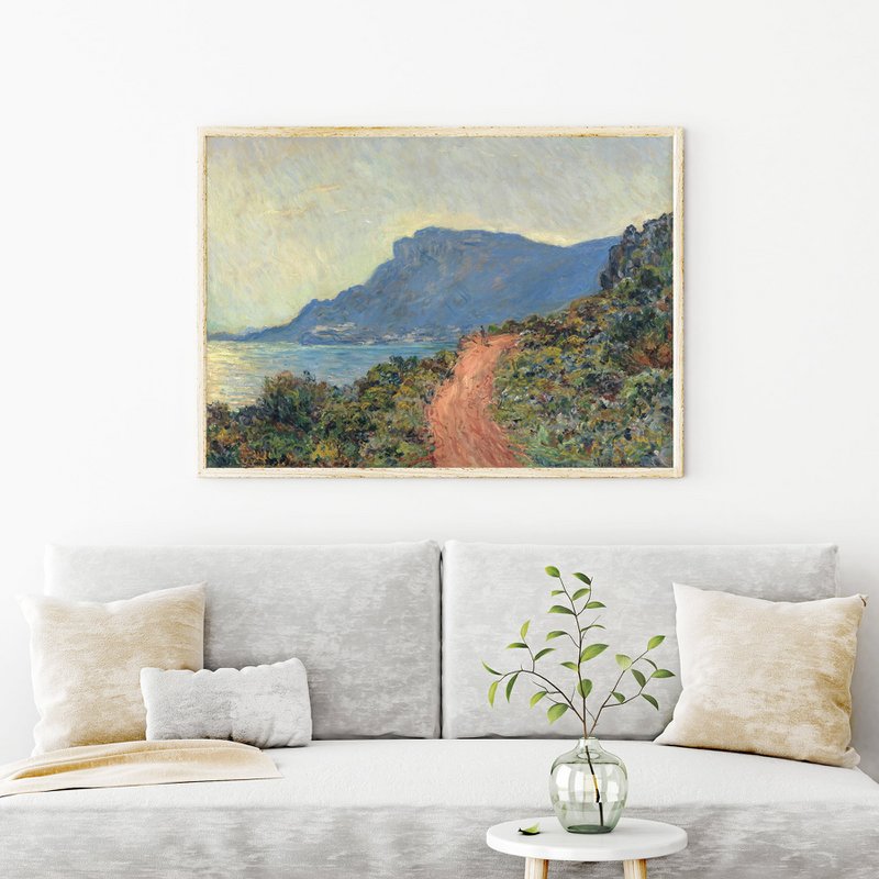 Plakat Monet - La Corniche nær Monaco