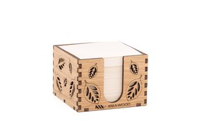Krea-Wood wooden handmade paper block holder