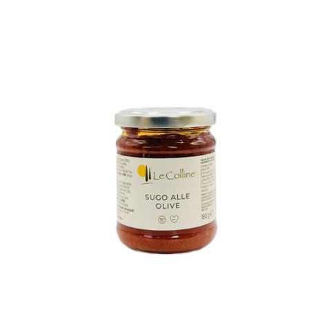 Tomatensoße mit Oliven aus Italien 180g