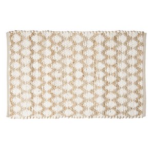 Vloerkleed 60x90 cm Bruin Katoen Tapijt