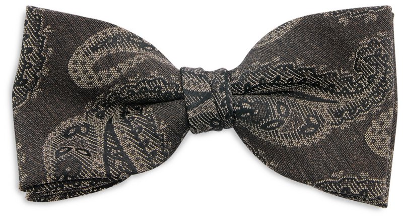 Sir Redman bow tie Paddy Paisley brown