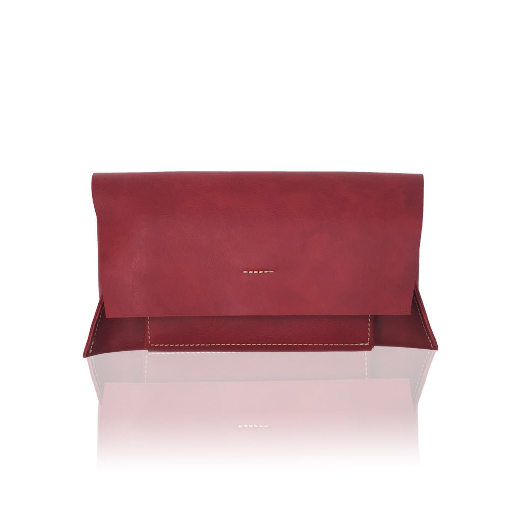 Deep Red (Grainy Vegetarian Leather)