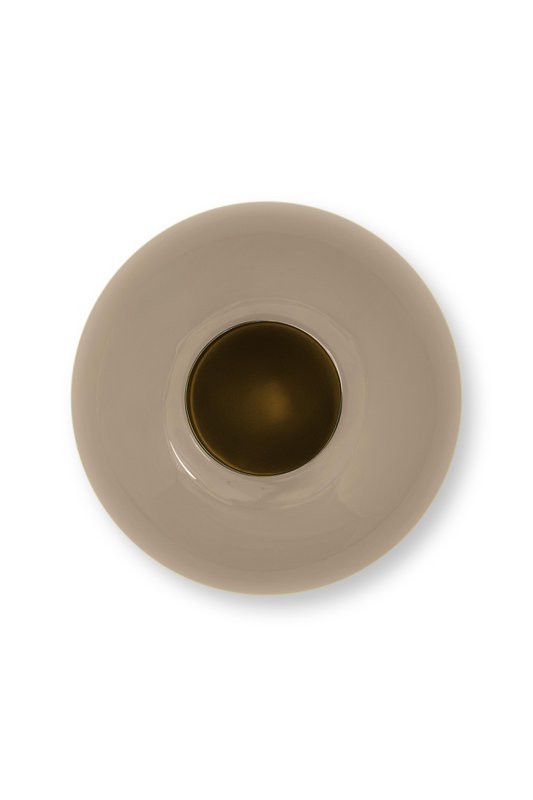 Vase Metal Khaki 23cm