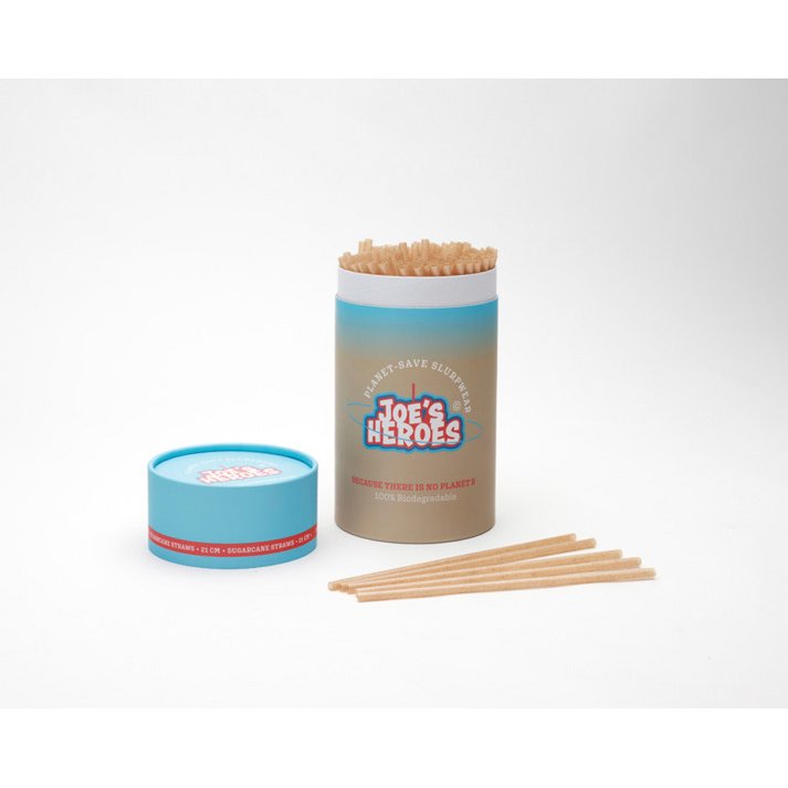 Pailles de canne à sucre 250 pièces 21 cm