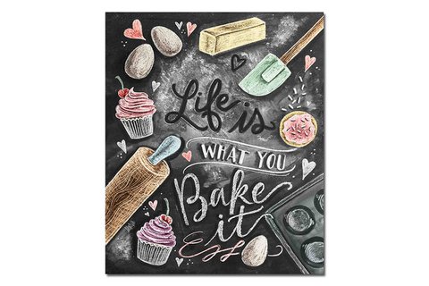 Metal sign Life is 25x30 cm Isabelle Rose