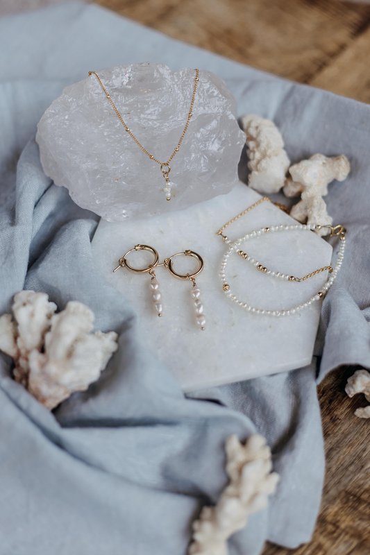Earrings Trois pearls
