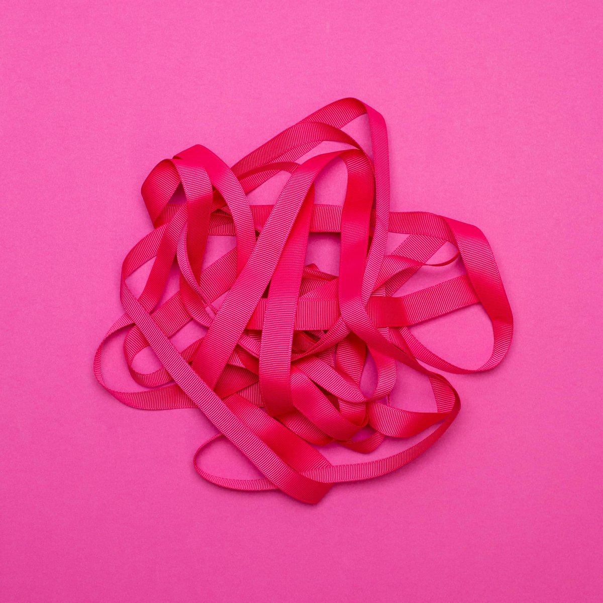 Roze cadeaulint, roze lint gemakkelijk te strikken, 16 mm x 5 m roze grosgrain lint voor het inpakken van cadeaus
