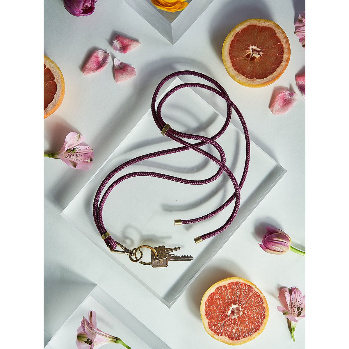 LANYARD KEY HOLDER (WINE)
