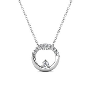 Pendentifs Clarine - Argenté et Cristal