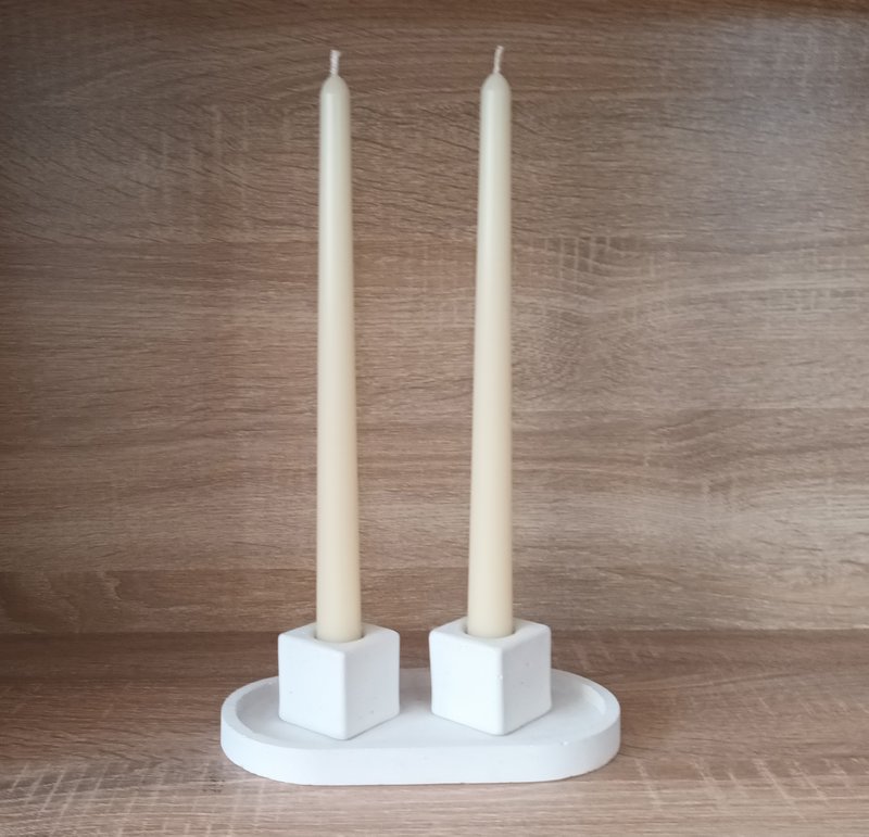 Pastel Color 10" Beeswax Taper Candle - Make your color mix