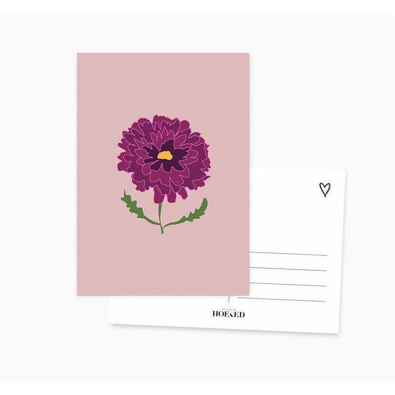 A6 Ansichtkaart || Chrysant || Bloem