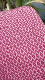 Asciugamano Spa Hammam in cotone SAMOS – Senza sabbia e compatto – Fucsia / Beige - 180x100 cm