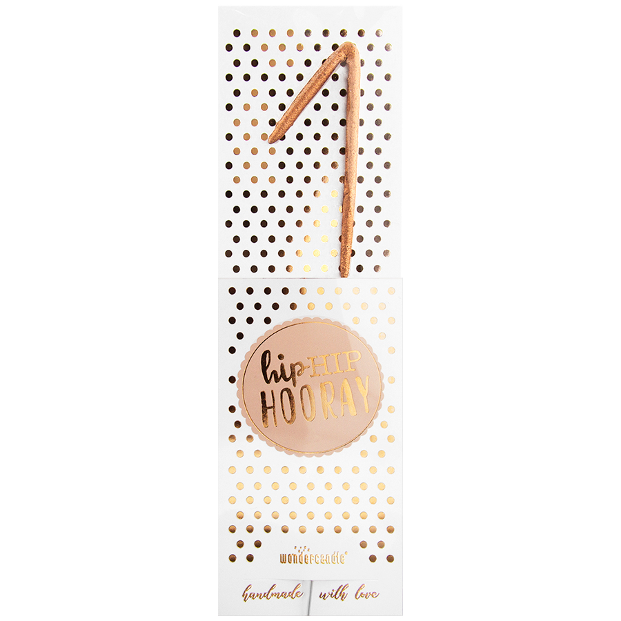 Hiphip hooray Roségold 290 Sortiment 144 Wondercandle® classic