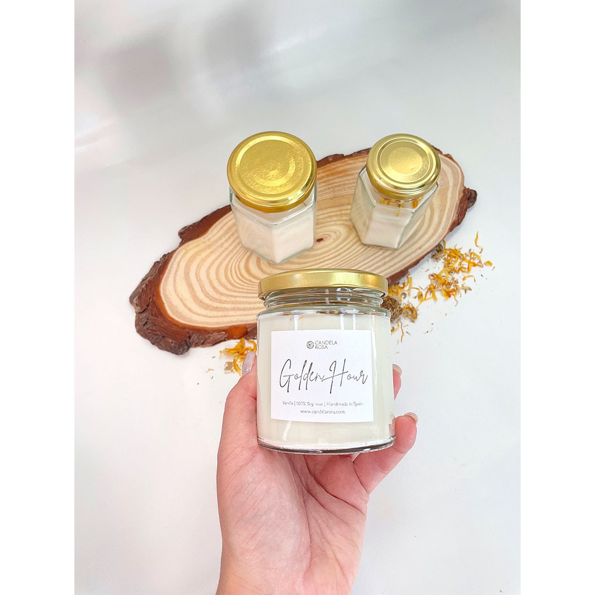Golden Hour vanilje duftlys 250 ml - 40 timer