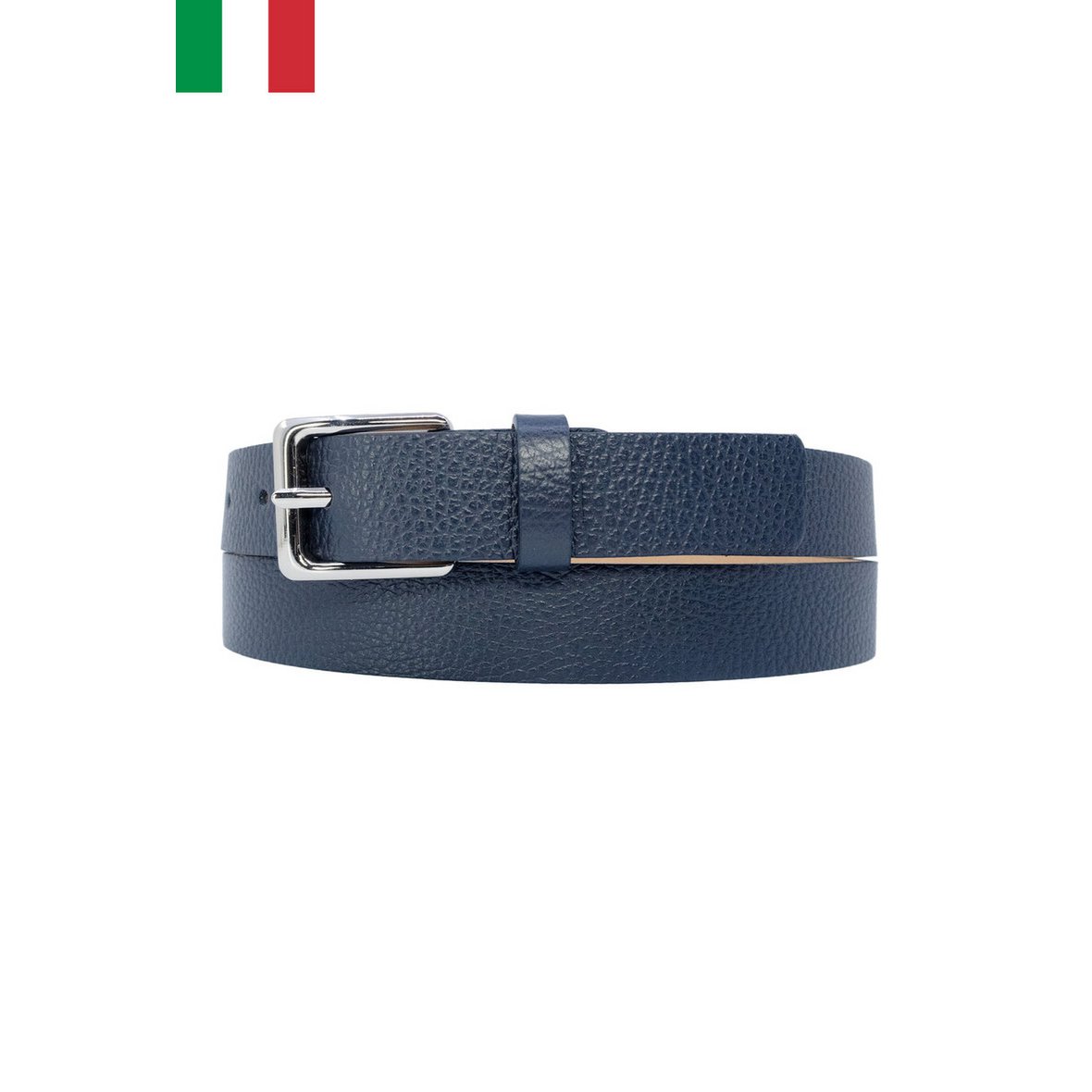 Damesriem van rundleer, breedte 25 mm, gemaakt in Italië IT25