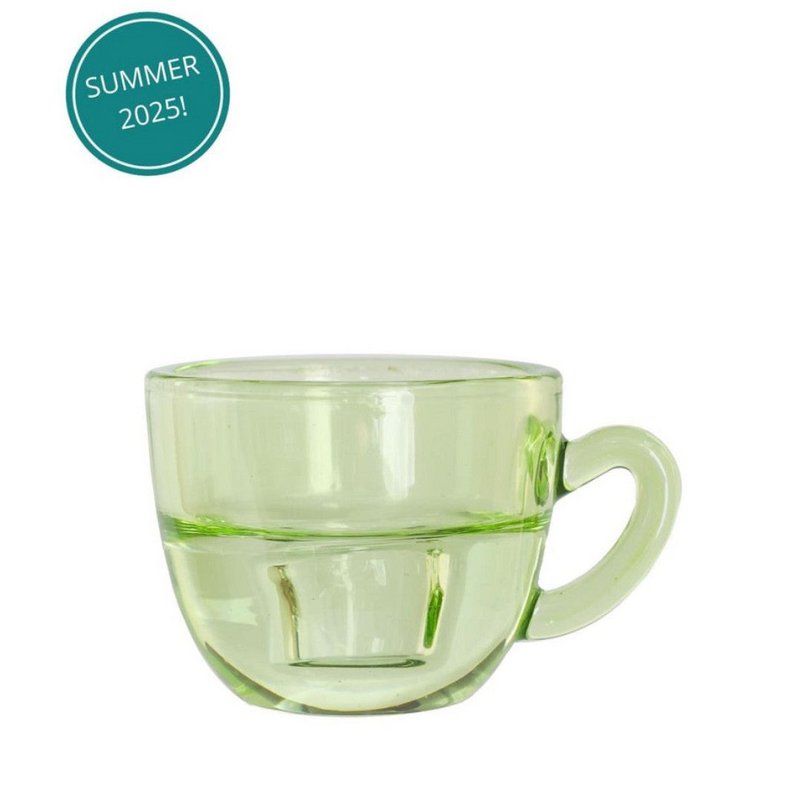 Kerzenhalter Kaffee Ø8 x H.5 cm Grün