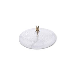 Olielamp Disc hammered brass L
