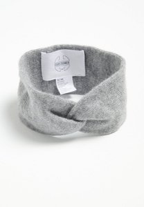 UNI 5 - Light gray 4-thread cashmere headband