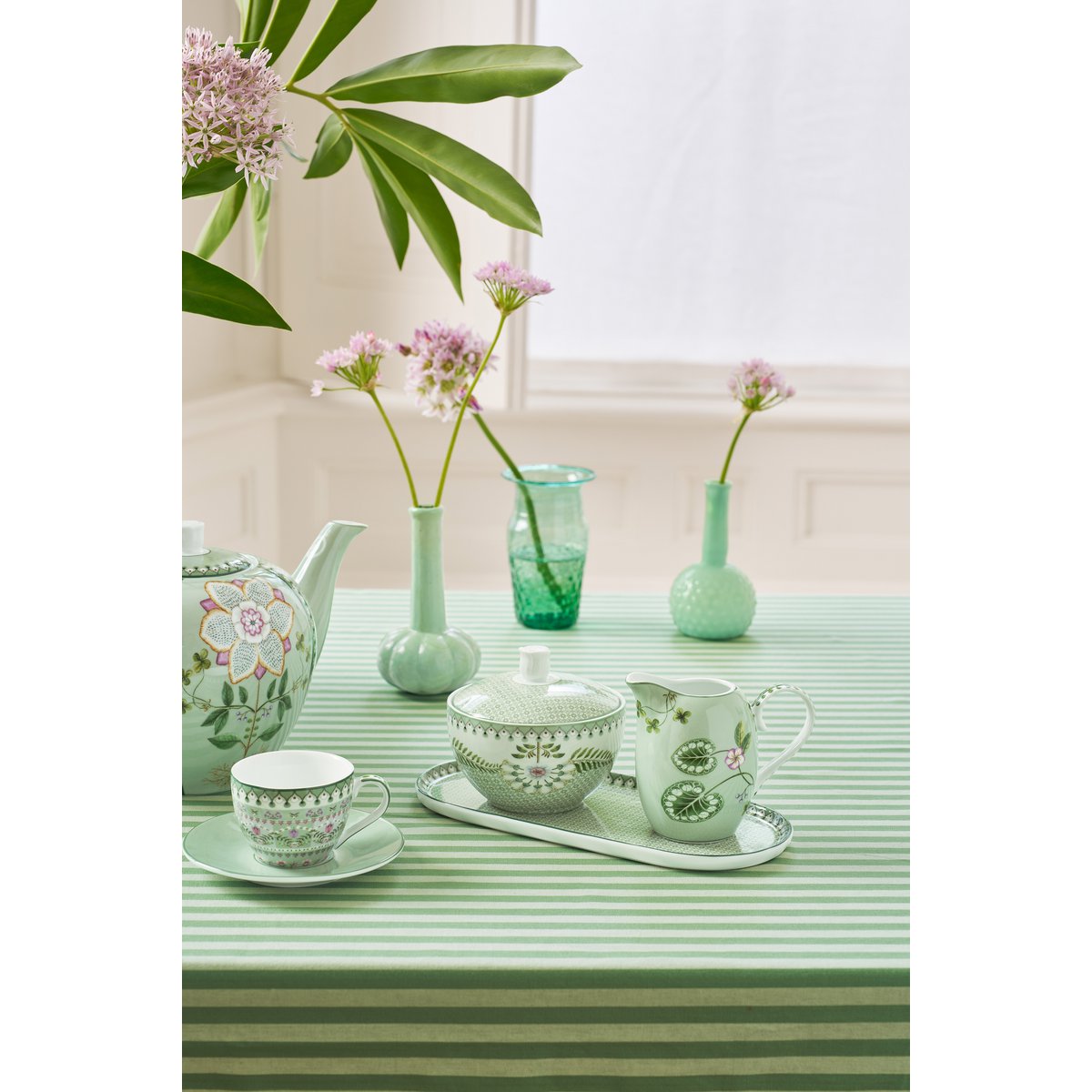 Sugar Bowl Lily&Lotus Tiles Light Green 300ml