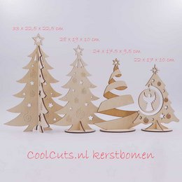 Wooden Christmas tree 33cm