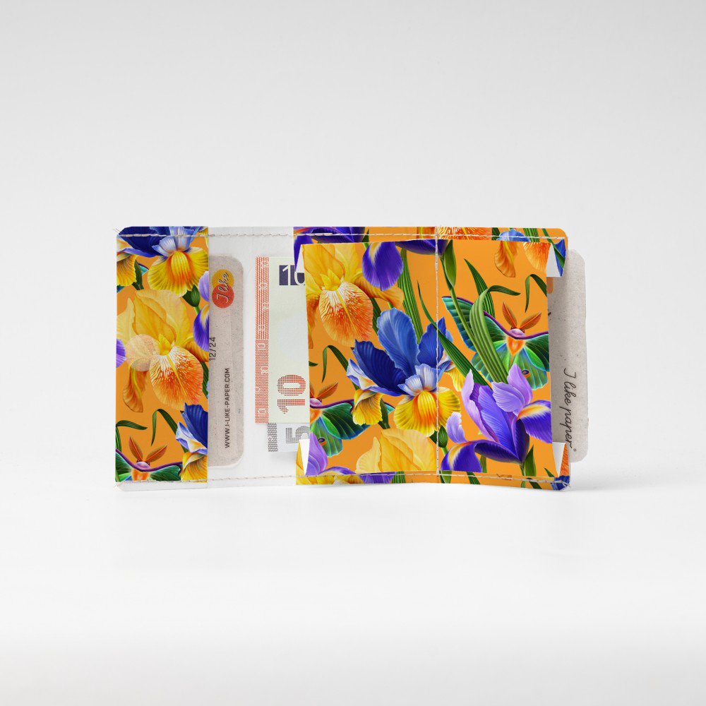 ​ PETITE ORCHID Tyvek® Faltgeldbörse