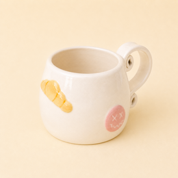 Happy Mug Handgemaakte keramische mok 300ml Leuke esthetische koffie